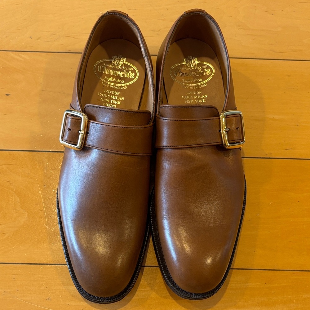 Church's Tan Leather Monk Strap size 7